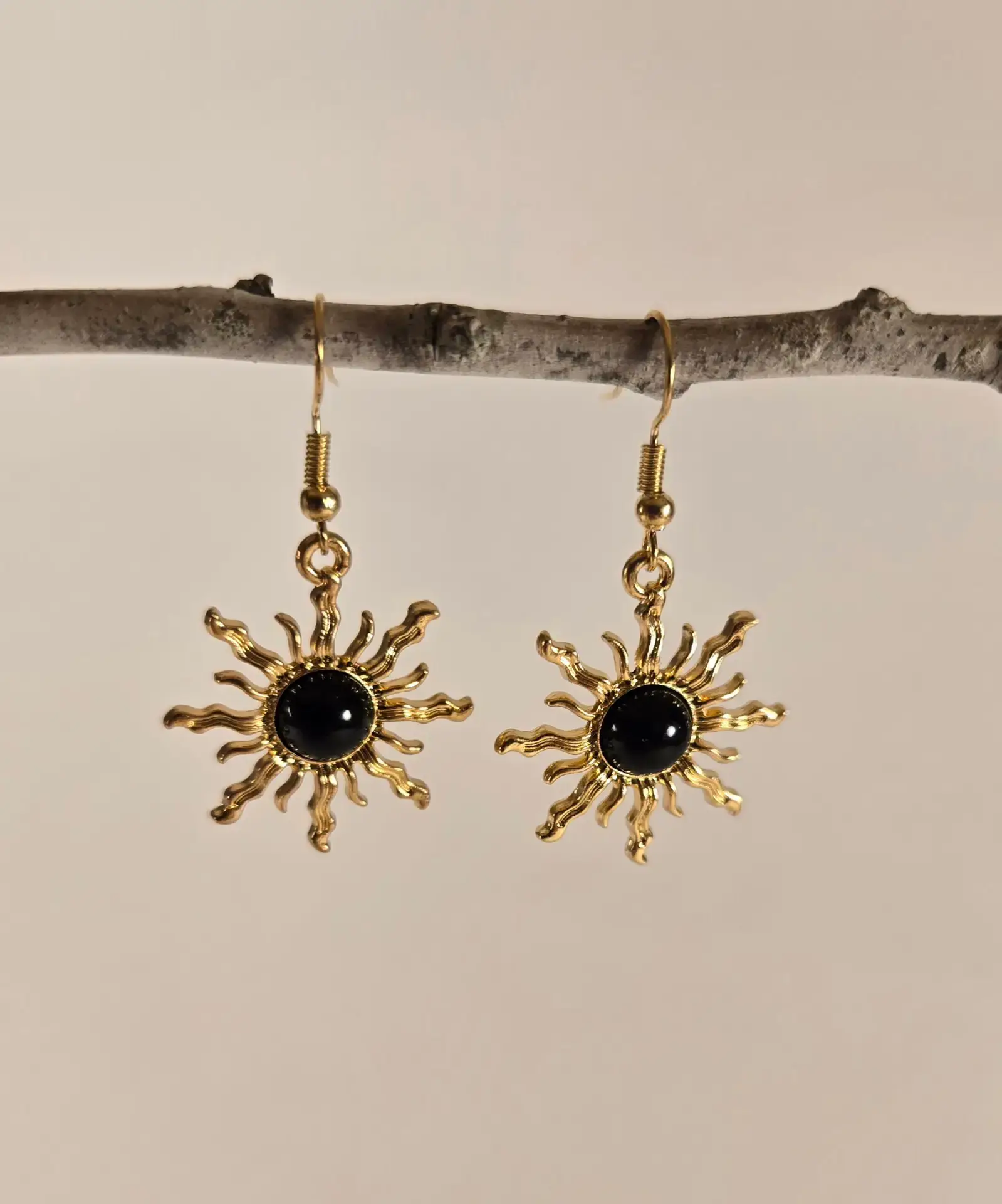 boho chic sun dangle earrings - Image 2