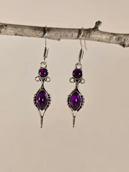 geometric dangle earrings