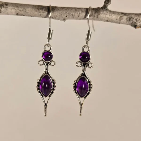geometric dangle earrings