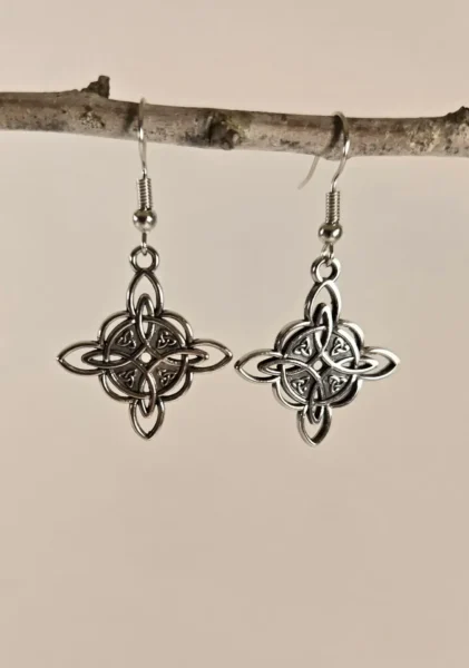 celtic witch knot earrings