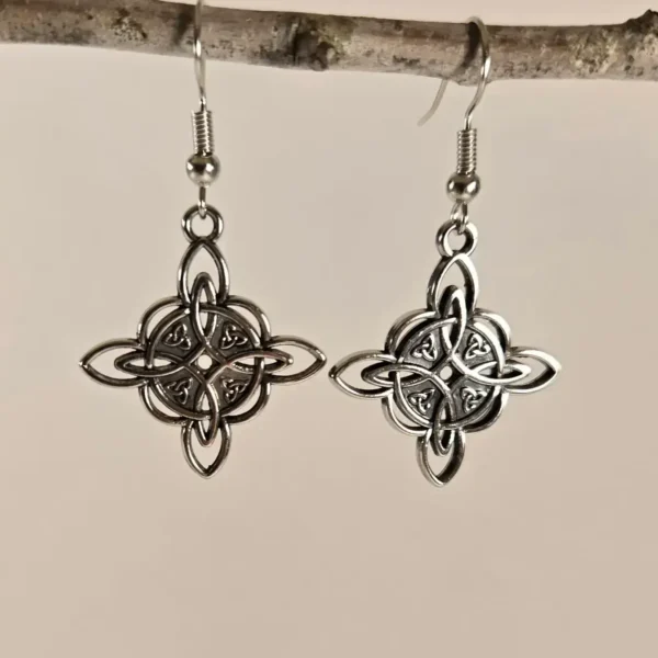 celtic witch knot earrings