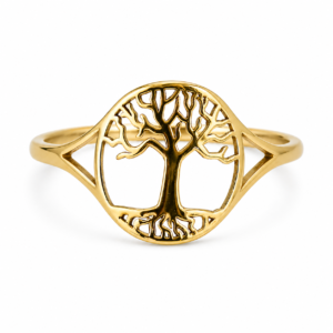 hollow tree of life ring