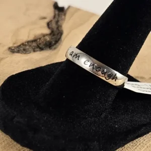 i am enough ring