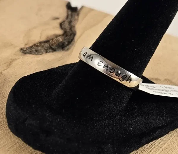 i am enough ring