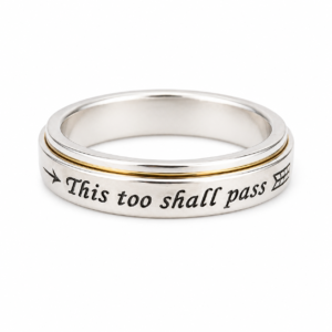 this too shall pass rotating ring