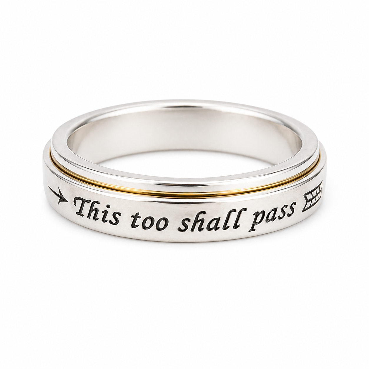 this too shall pass rotating ring