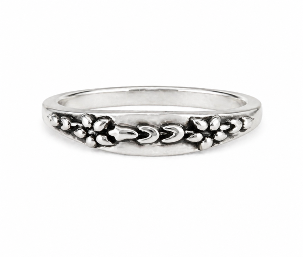 carved flower band