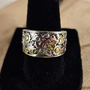 vintage floral ring