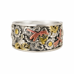 vintage floral ring