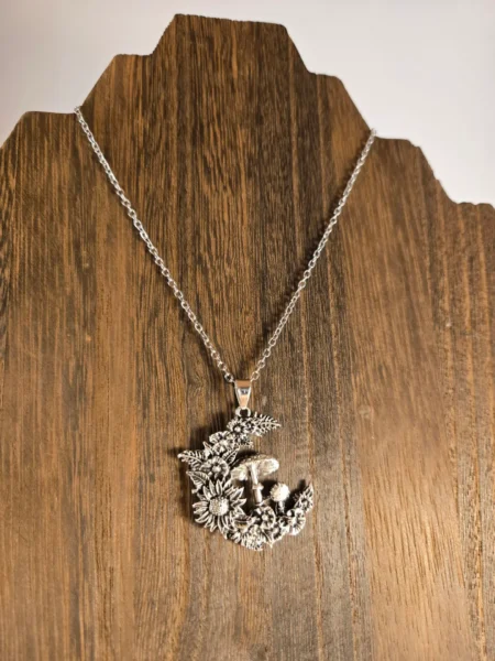 mushroom in crescent moon