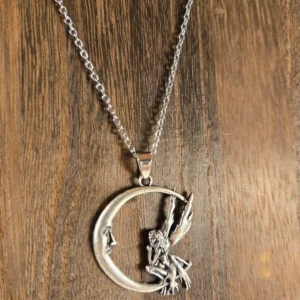 fairy and the crescent moon