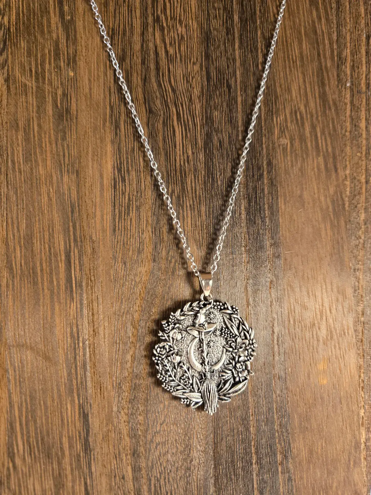 herbs hat broom crescent moon