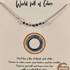 world full of colors necklace