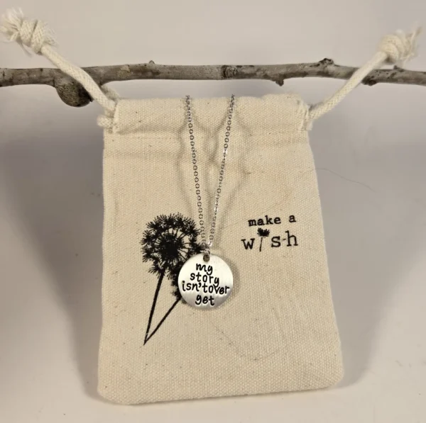 my story isn't over yet necklace