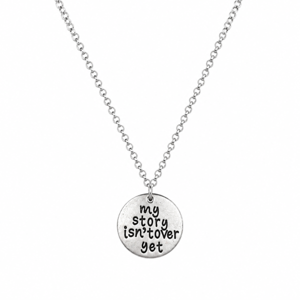 my story isn't over yet necklace