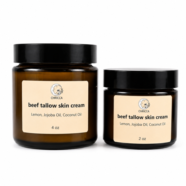 tallow skin cream - lemon
