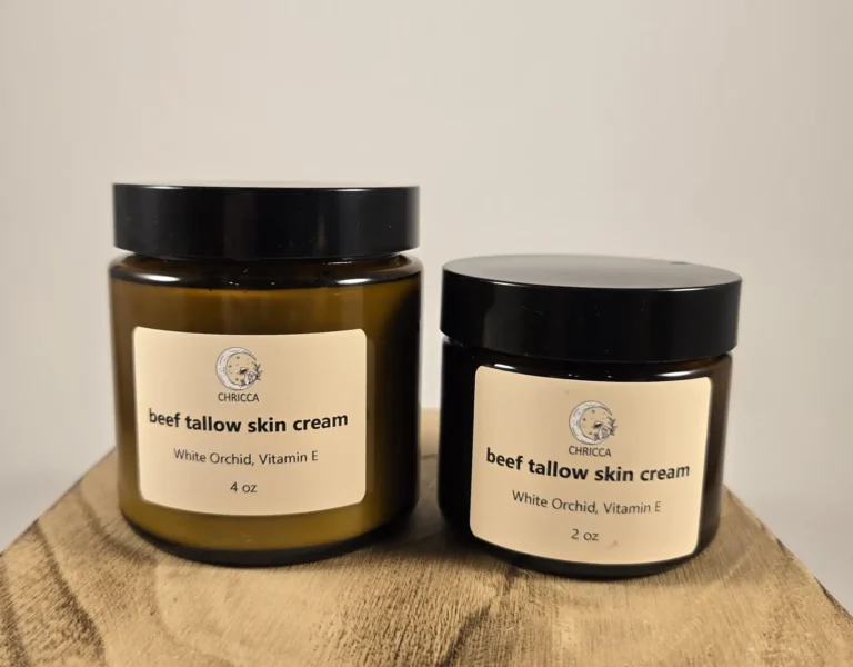 tallow skin cream - white orchid