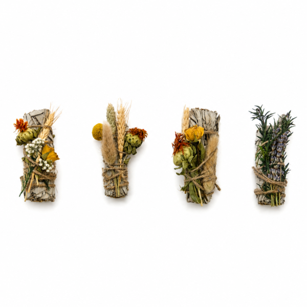 floral sage smudge sticks