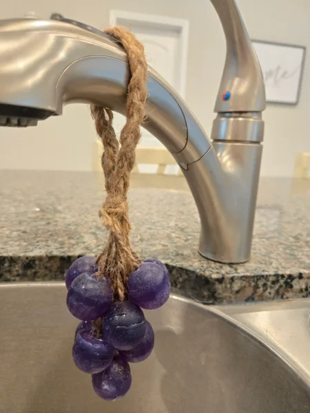 hanging grape bunch soap