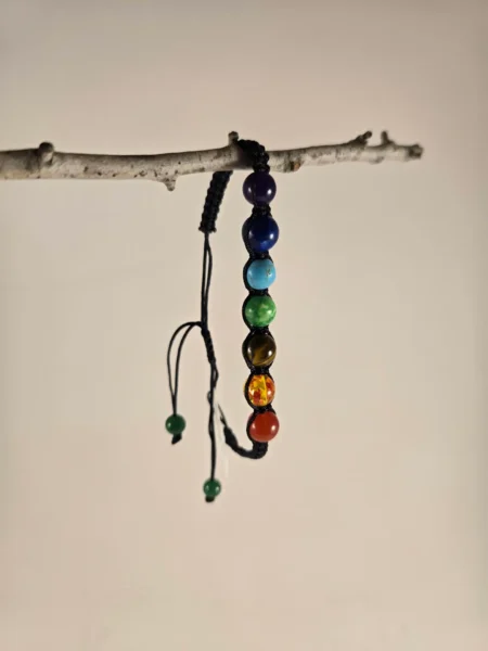 7 chakra beaded bracelet