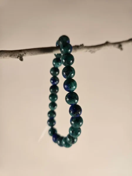 rainbow lapis memory bracelet