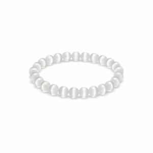 selenite bracelet