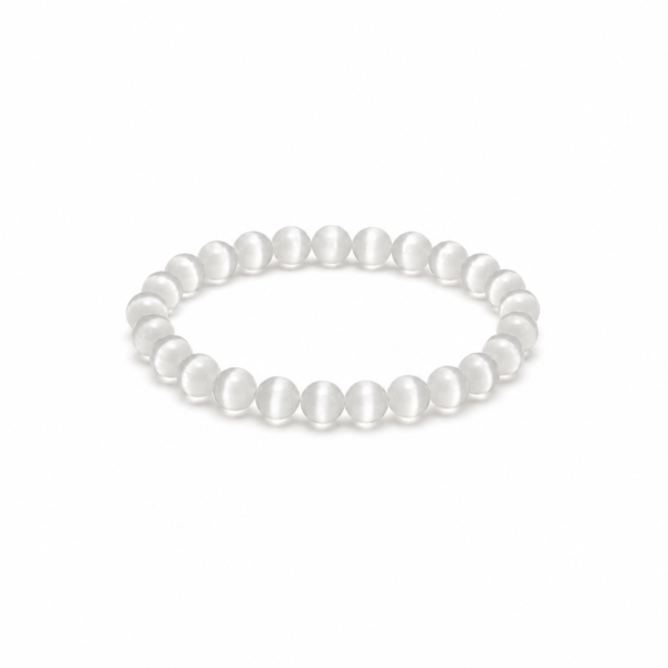 selenite bracelet