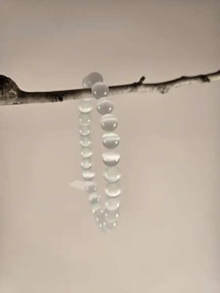 selenite bracelet