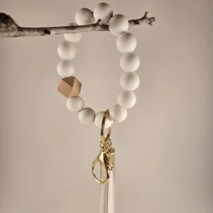 keyring - bead and tassle