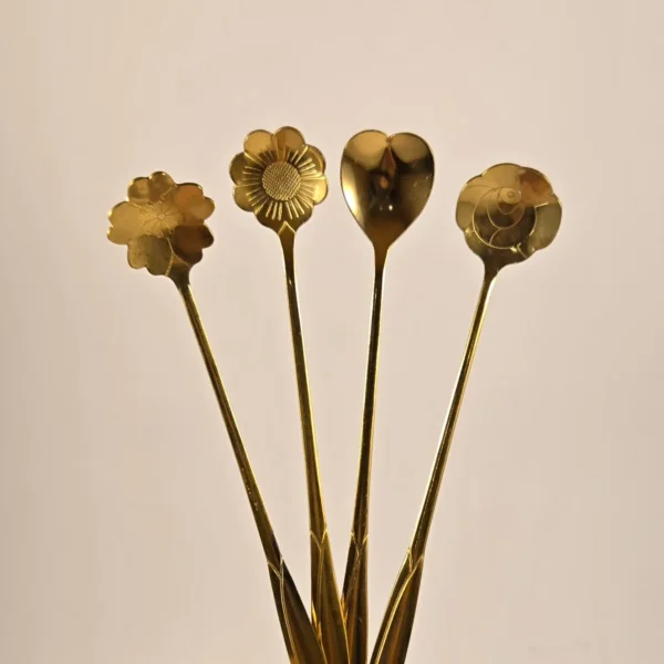 metal spoons