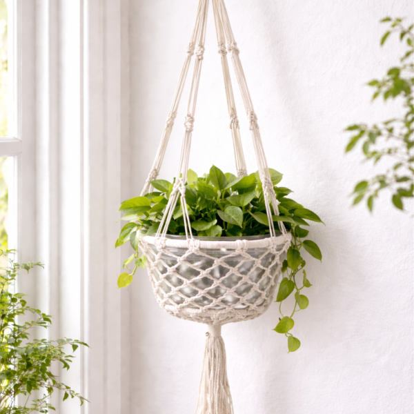 macramé boho plant hanger