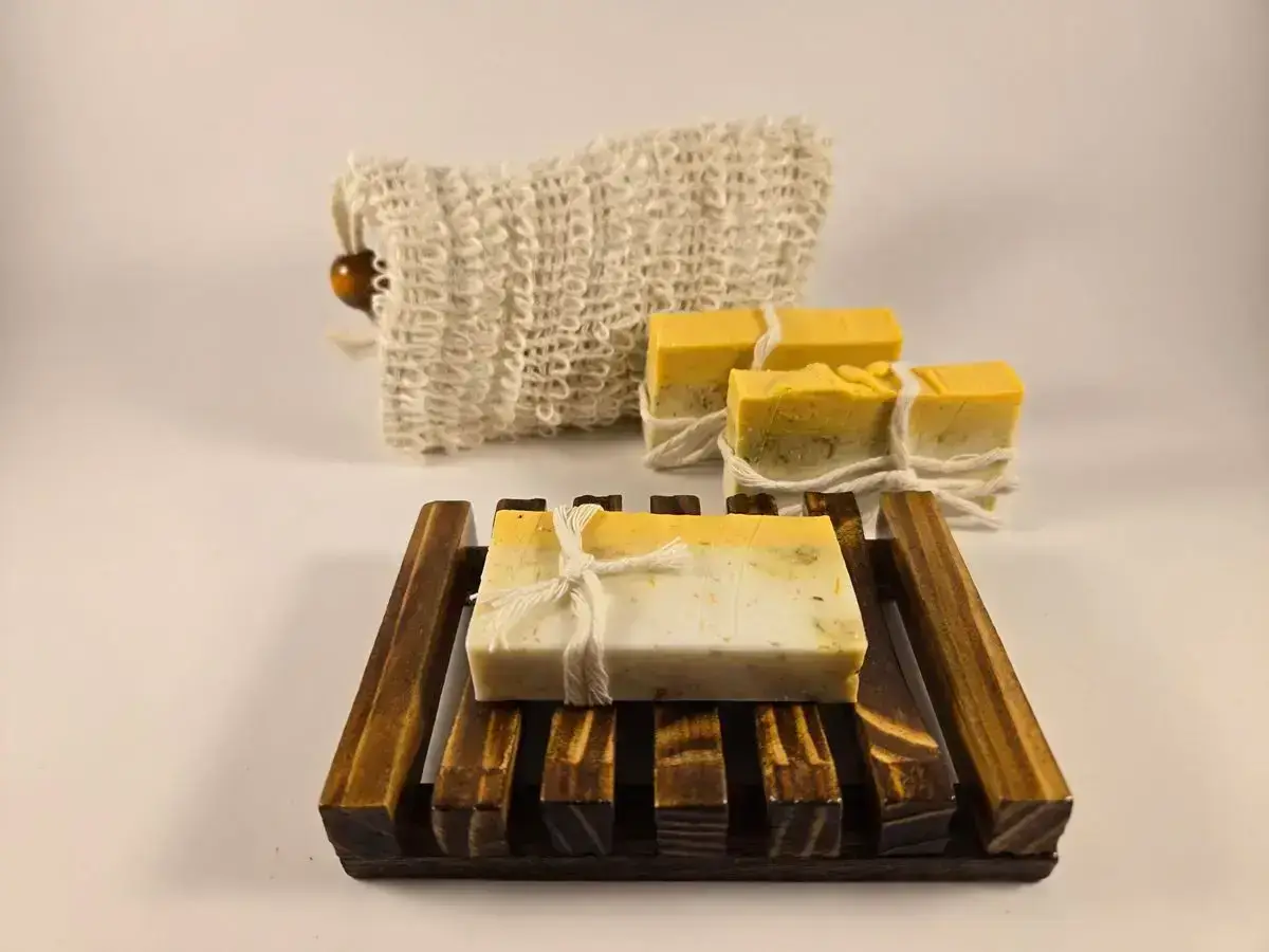 wooden soap tray