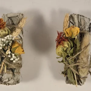 floral sage smudge sticks