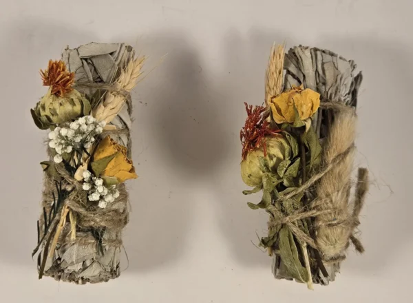 floral sage smudge sticks