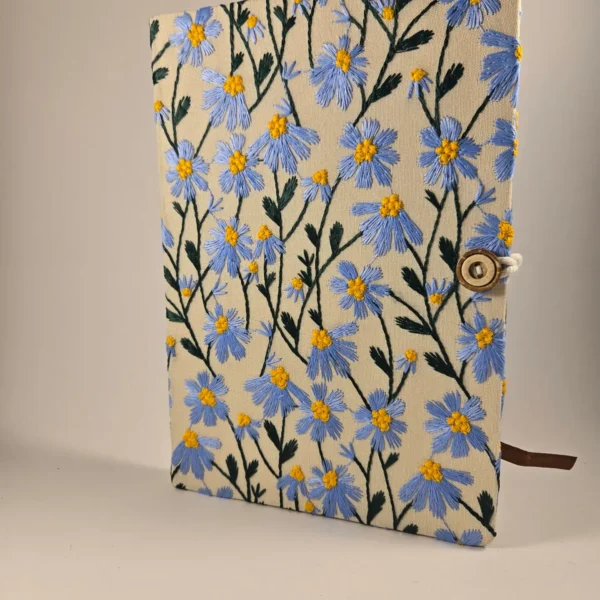 embroidered notebook