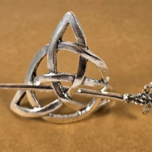 celtic knot scarf pin