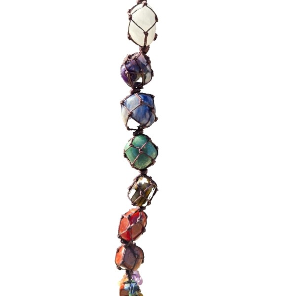 natural crystal pendant wall hanging
