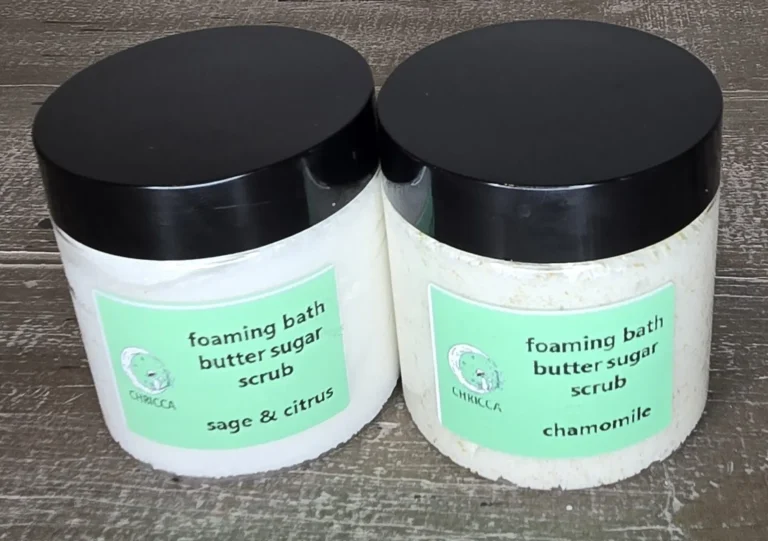 foaming bath butter - sugar scrub