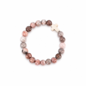 faith natural stone bracelet