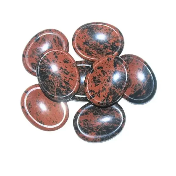 worry stone - mahogany obsidian