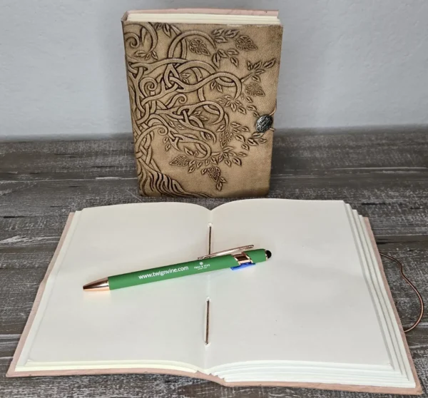 notebook - tree of life leather