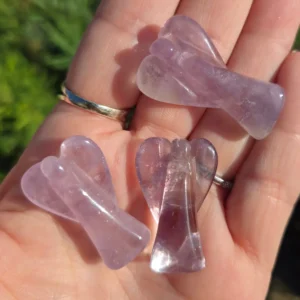 mini amethyst angel