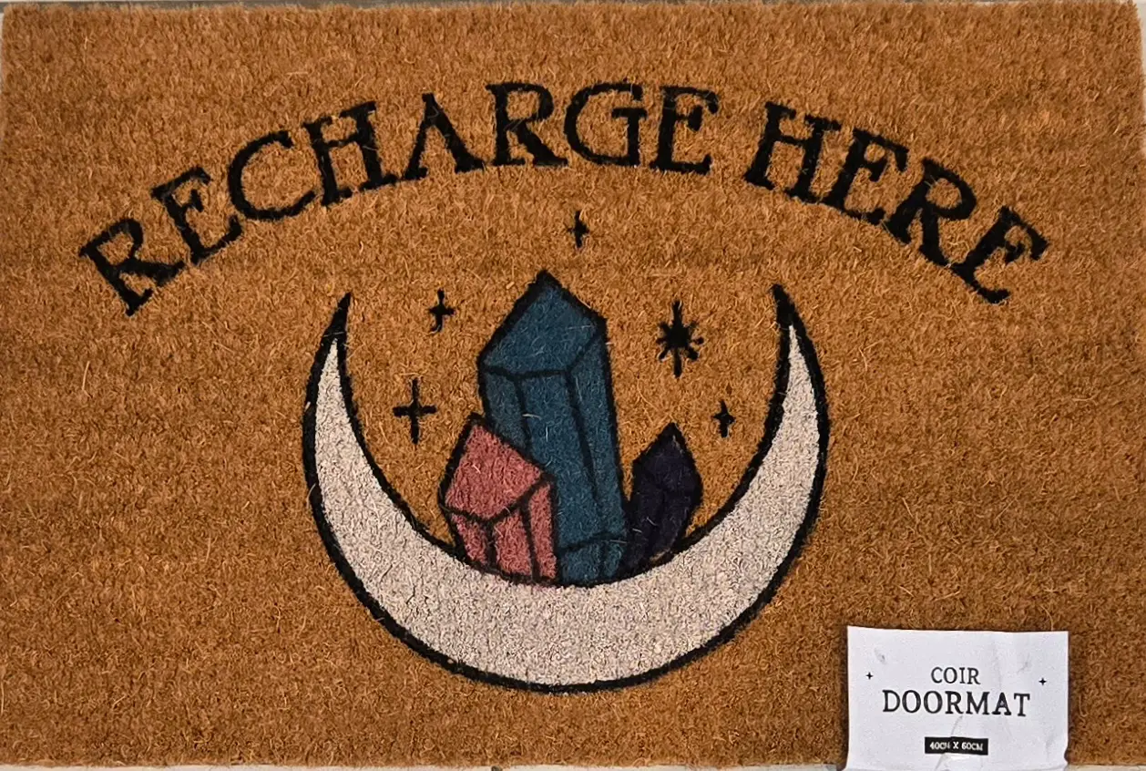 doormat - recharge here