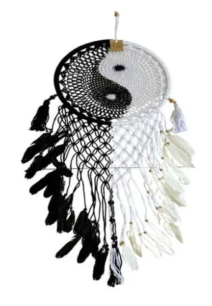 dreamcatcher - crochet yin yang