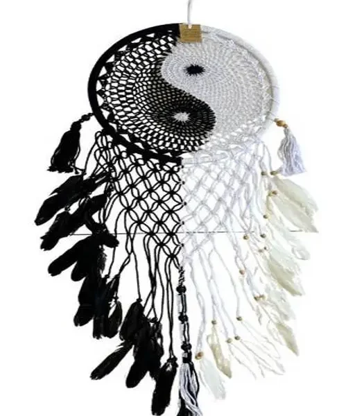 dreamcatcher - crochet yin yang