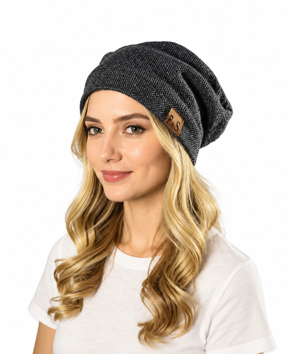 beanie - knit slouch - Image 2
