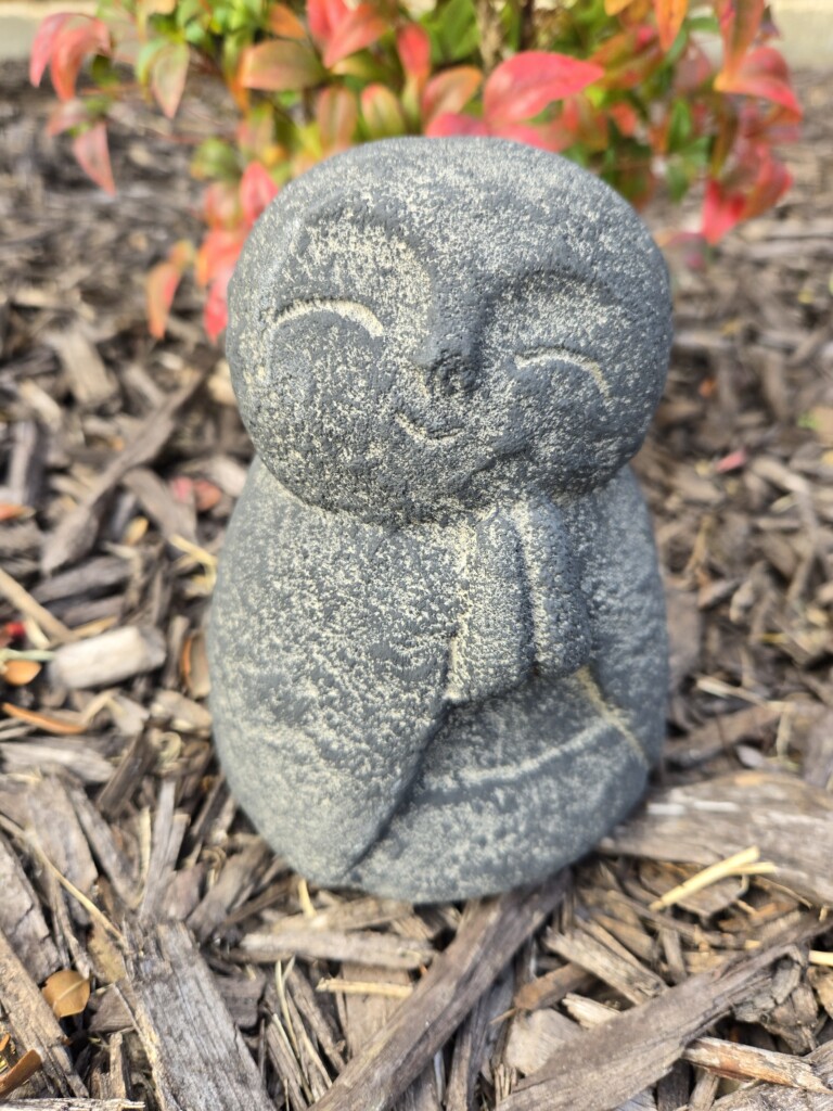 statue - happy jizo buddha