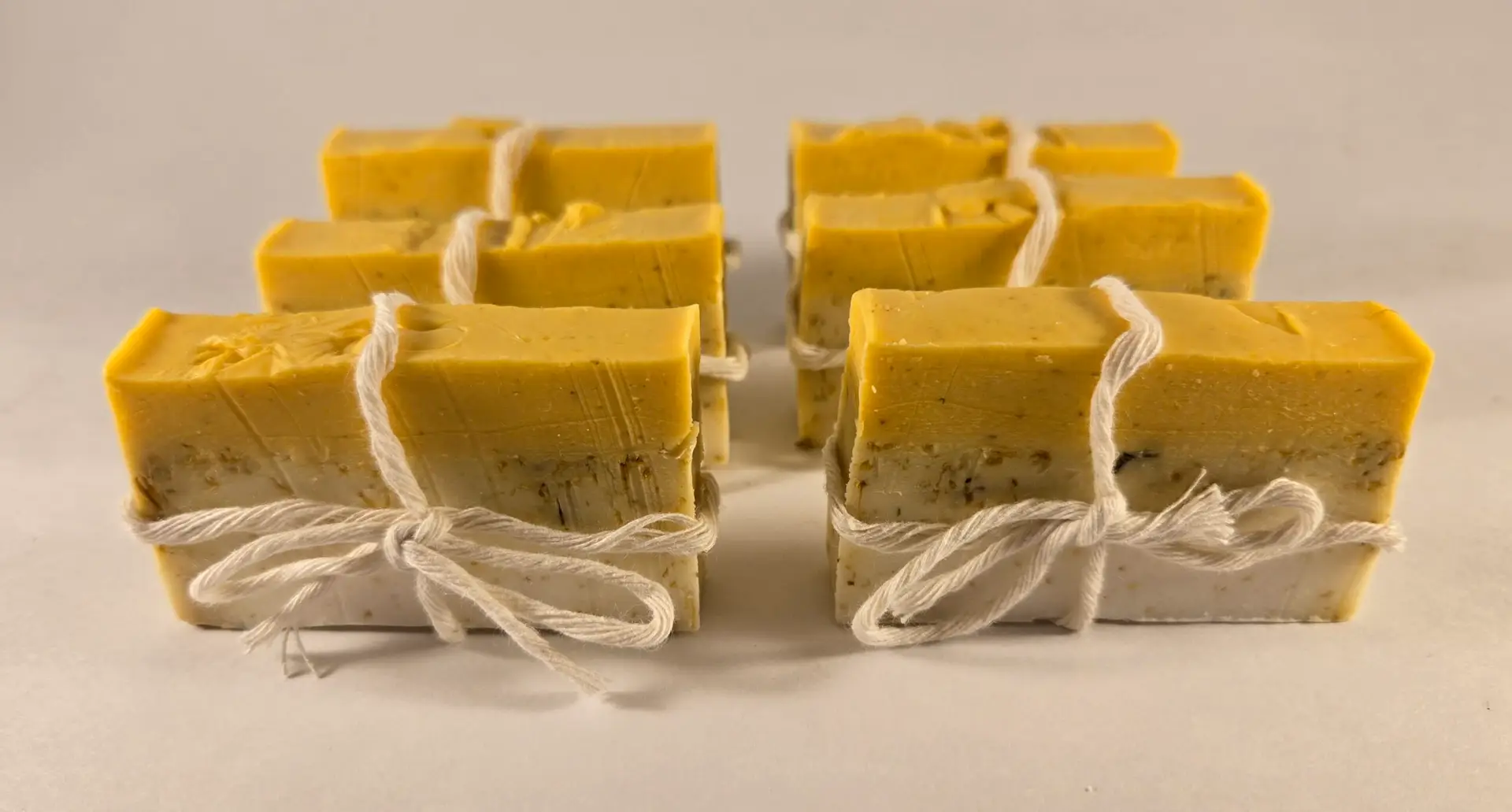oatmeal and chamomile soap bar