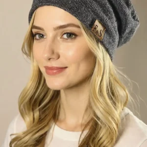 beanie - knit slouch