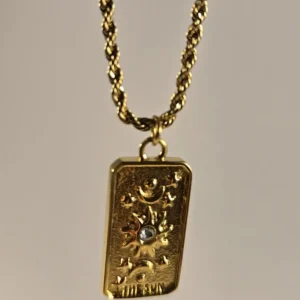 tarot card necklace